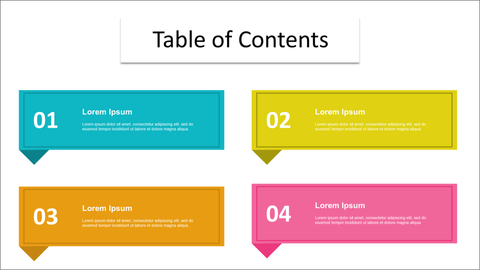 目次のデザインと作り方～わかりやすいプレゼン資料を作るコツ～ | taku_PowerPoint